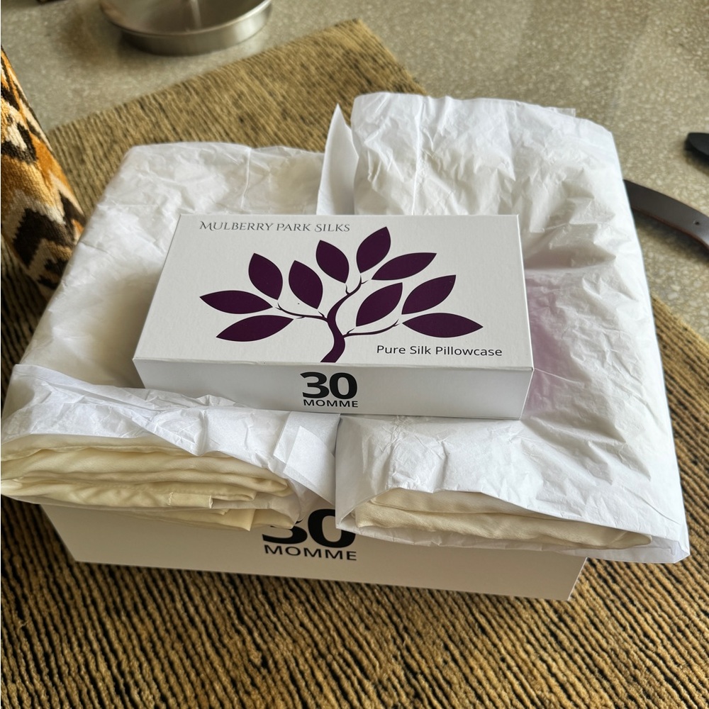 Mulberry Park Silk King 30MM Sheet Set